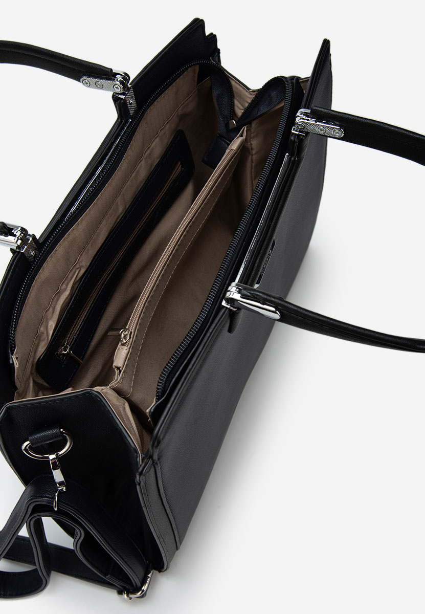 Granatowe torebka do ręki Silvia Rosa 8166