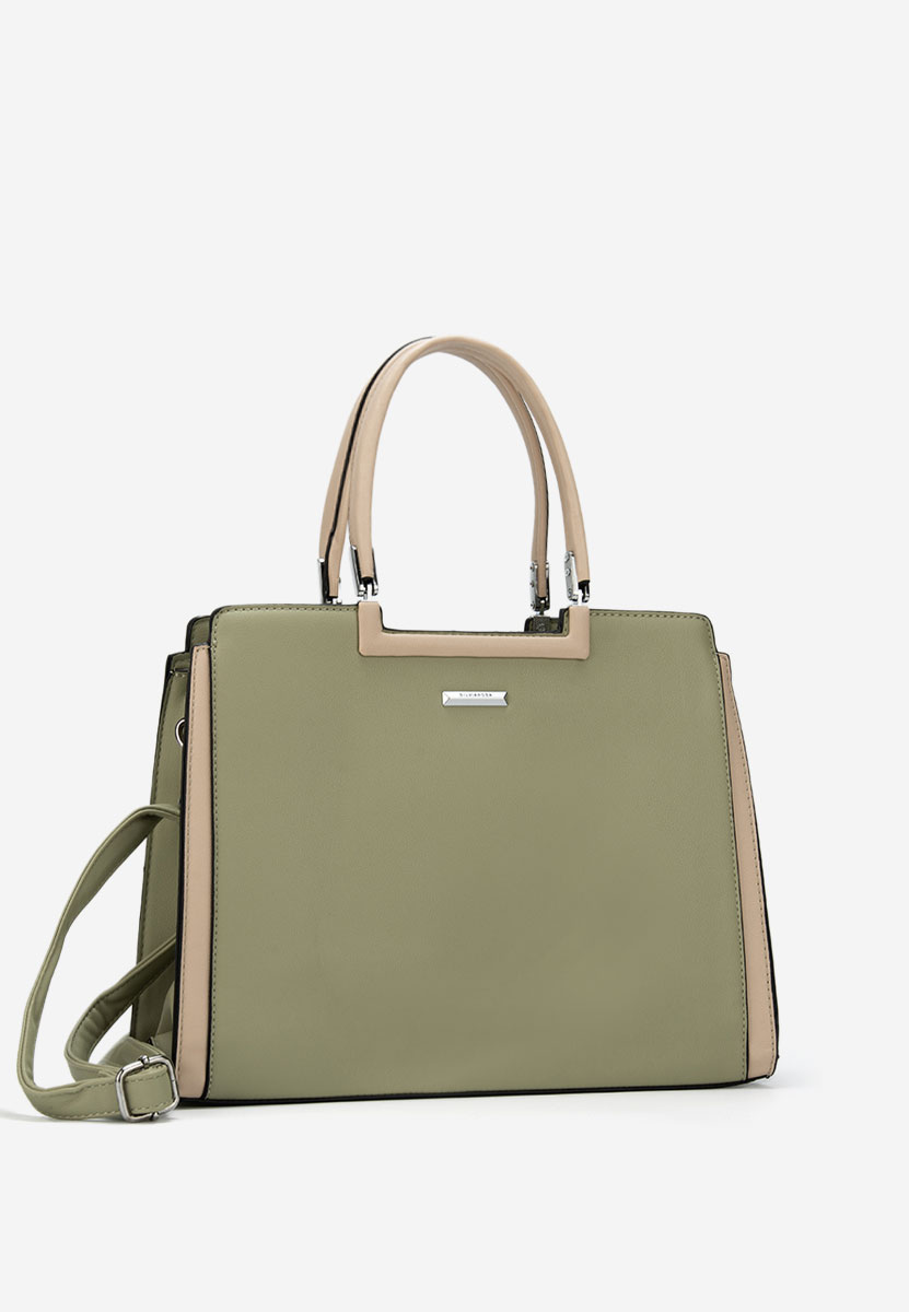 Zielone torebka do ręki Silvia Rosa 8166