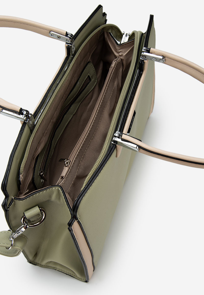 Zielone torebka do ręki Silvia Rosa 8166