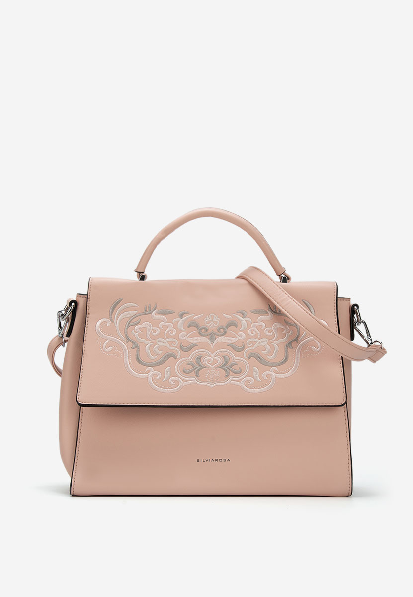 Różowe torebka do ręki Silvia Rosa 5956
