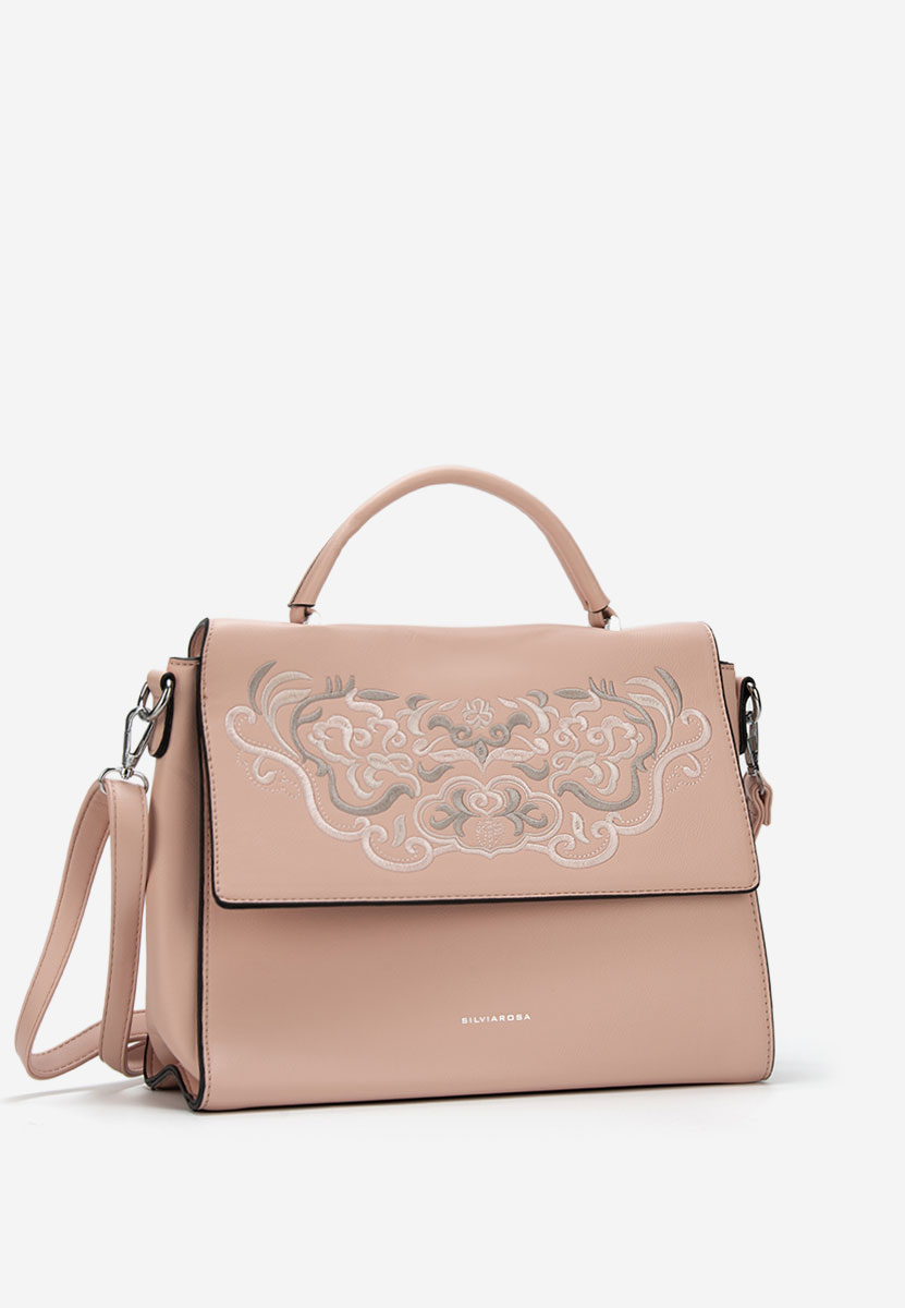 Różowe torebka do ręki Silvia Rosa 5956
