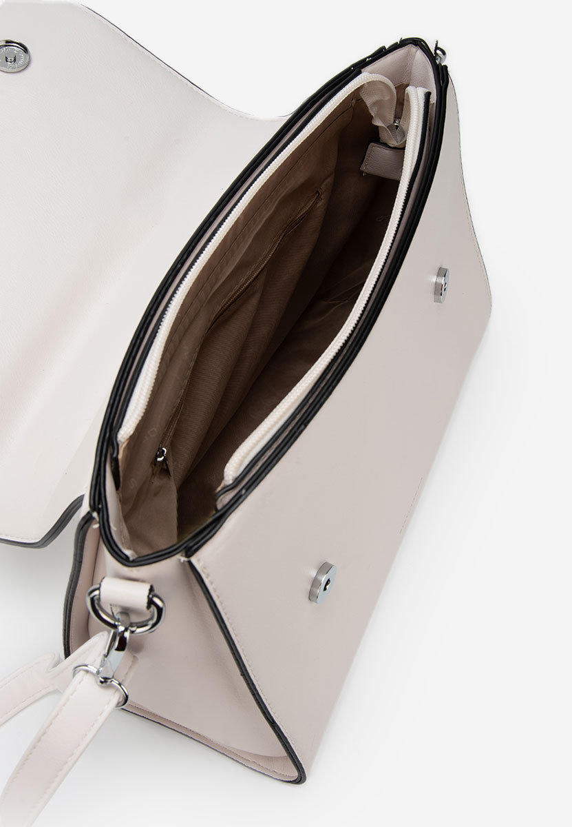 Białe torebka do ręki Silvia Rosa 5956