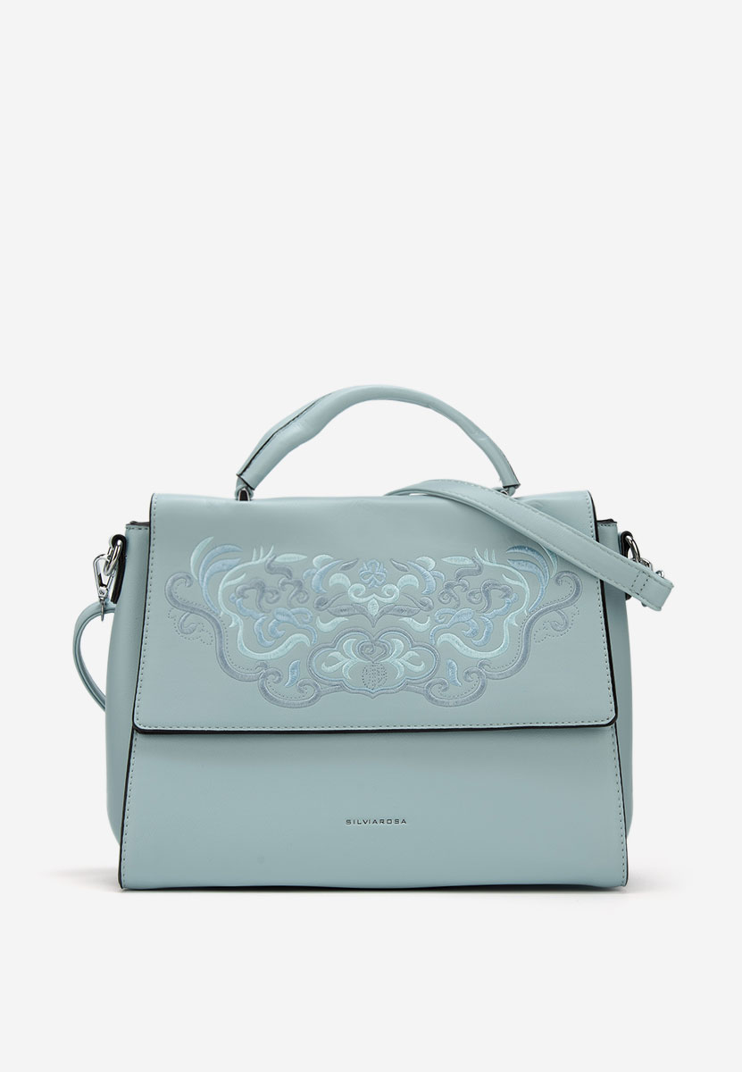 Niebieskie torebka do ręki Silvia Rosa 5956