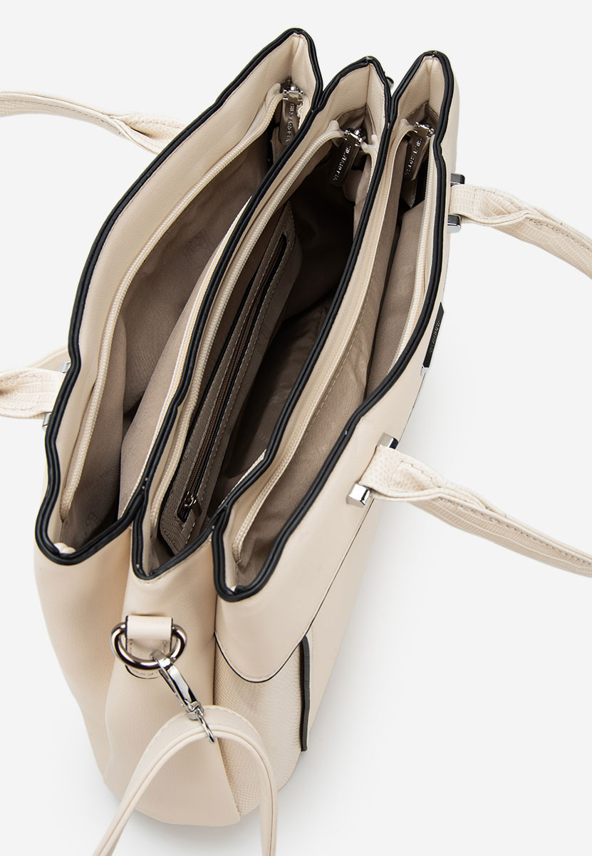 Białe torebka do ręki Silvia Rosa 6937