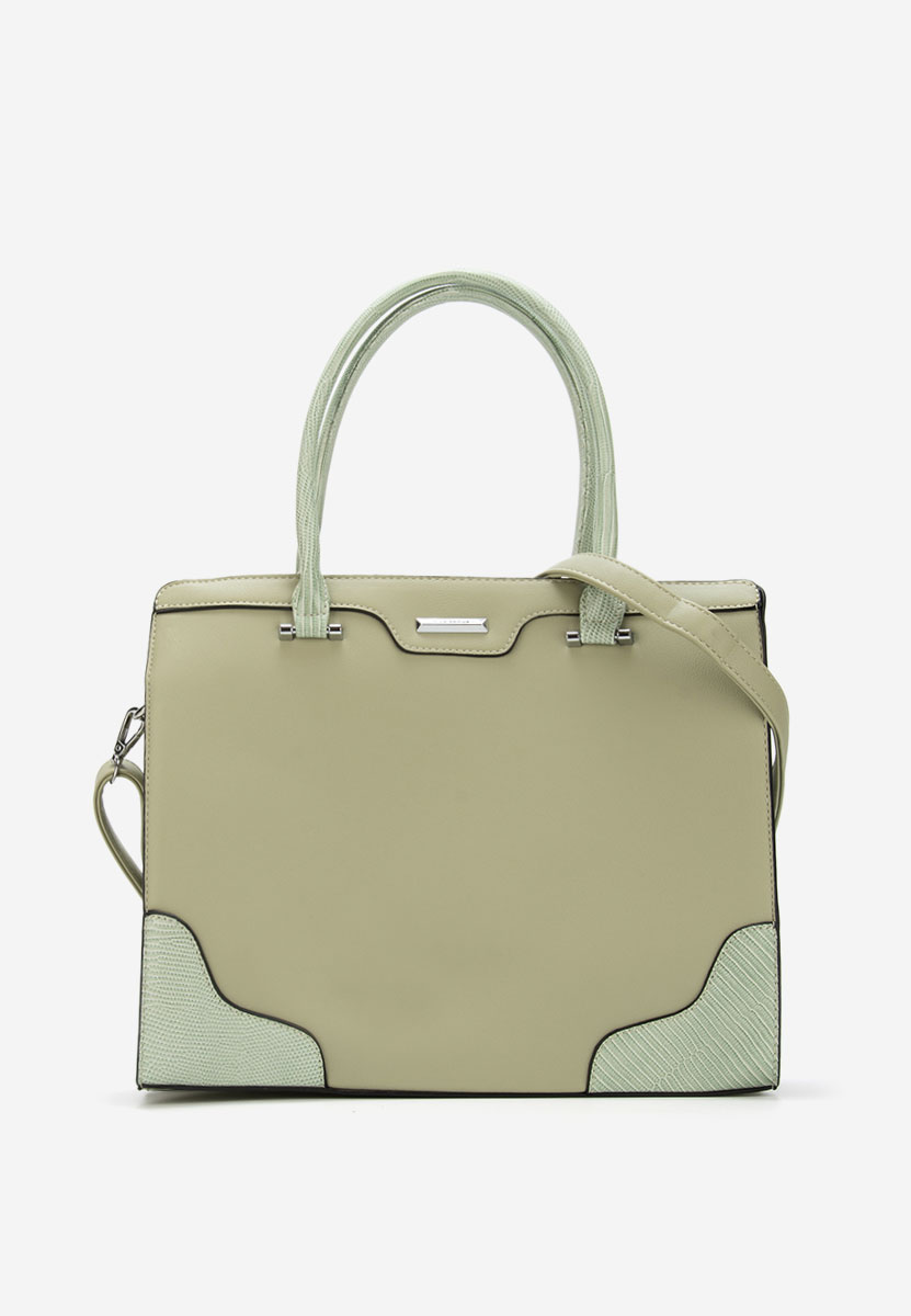 Zielone torebka do ręki Silvia Rosa 6926