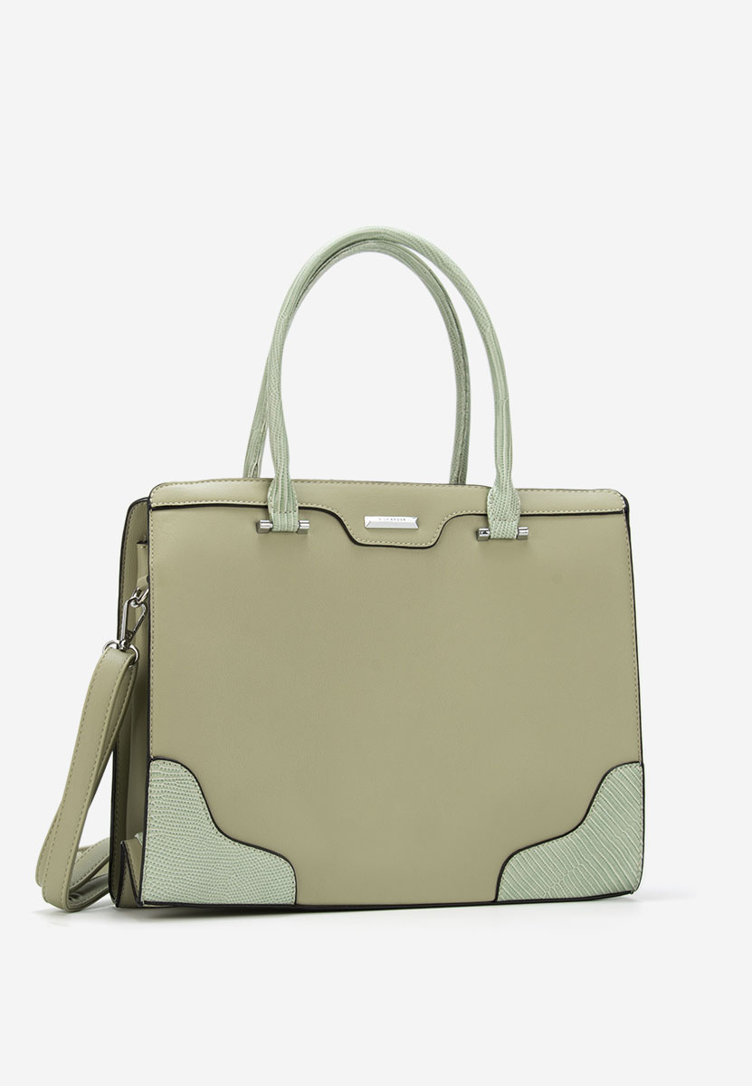 Zielone torebka do ręki Silvia Rosa 6926