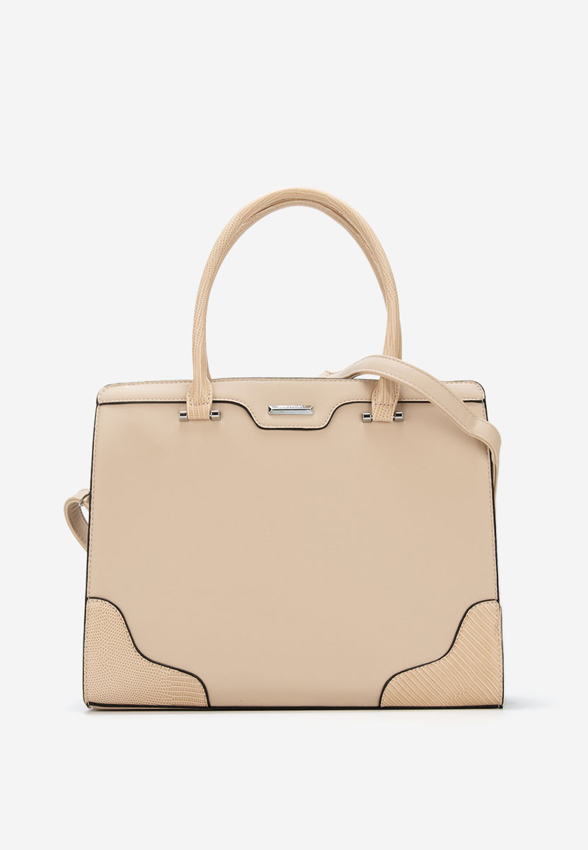 Beżowe torebka do ręki Silvia Rosa 6926
