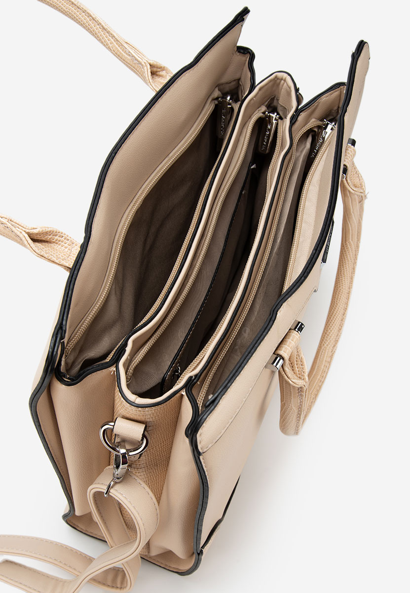 Beżowe torebka do ręki Silvia Rosa 6926