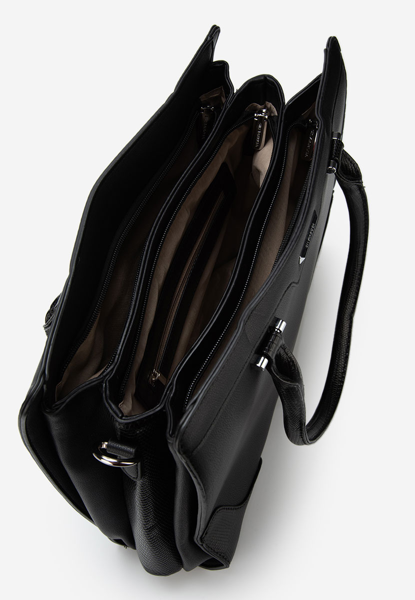 Czarna torebka do ręki Silvia Rosa 6926