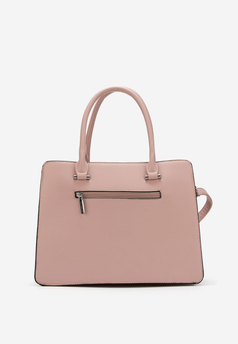 Różowe torebka do biura Silvia Rosa 8045