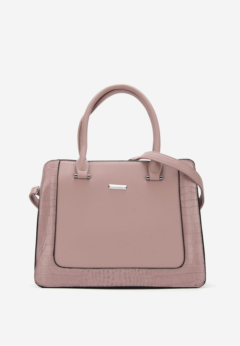 Fioletowe torebka do biura Silvia Rosa 8045