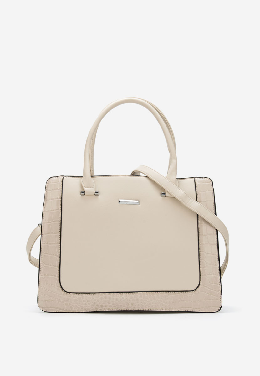 Szare torebka do biura Silvia Rosa 8045