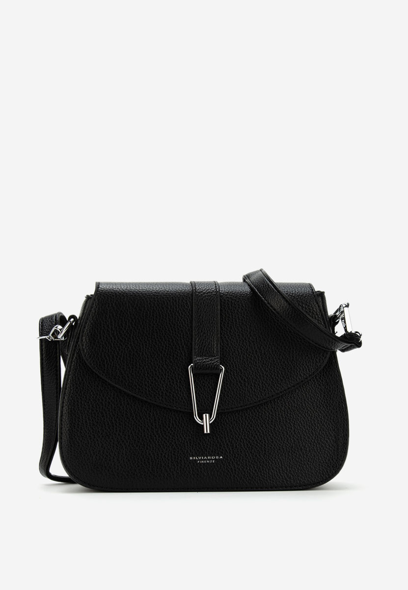 Czarna torebka na ramię Silvia Rosa 25J510