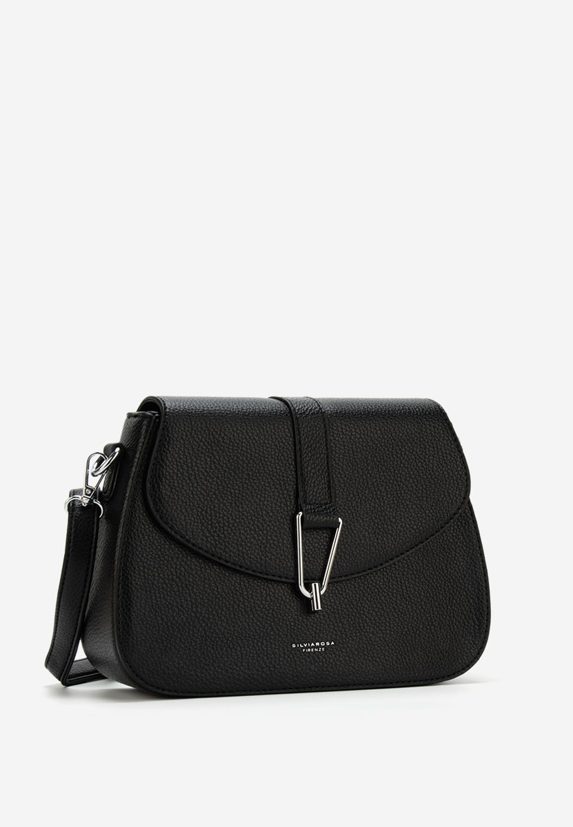 Czarna torebka na ramię Silvia Rosa 25J510