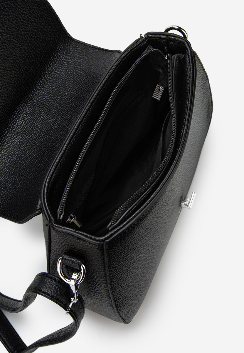 Czarna torebka na ramię Silvia Rosa 25J510