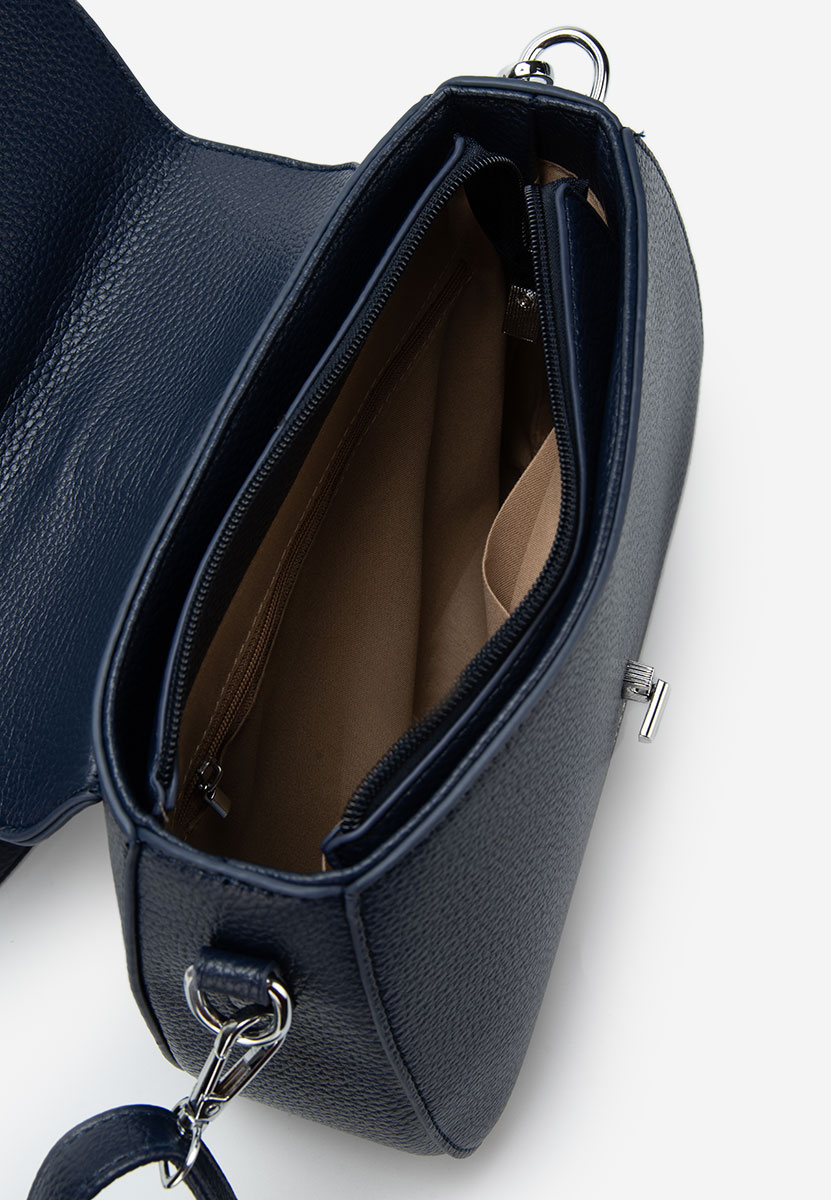 Granatowe torebka na ramię Silvia Rosa 25J510