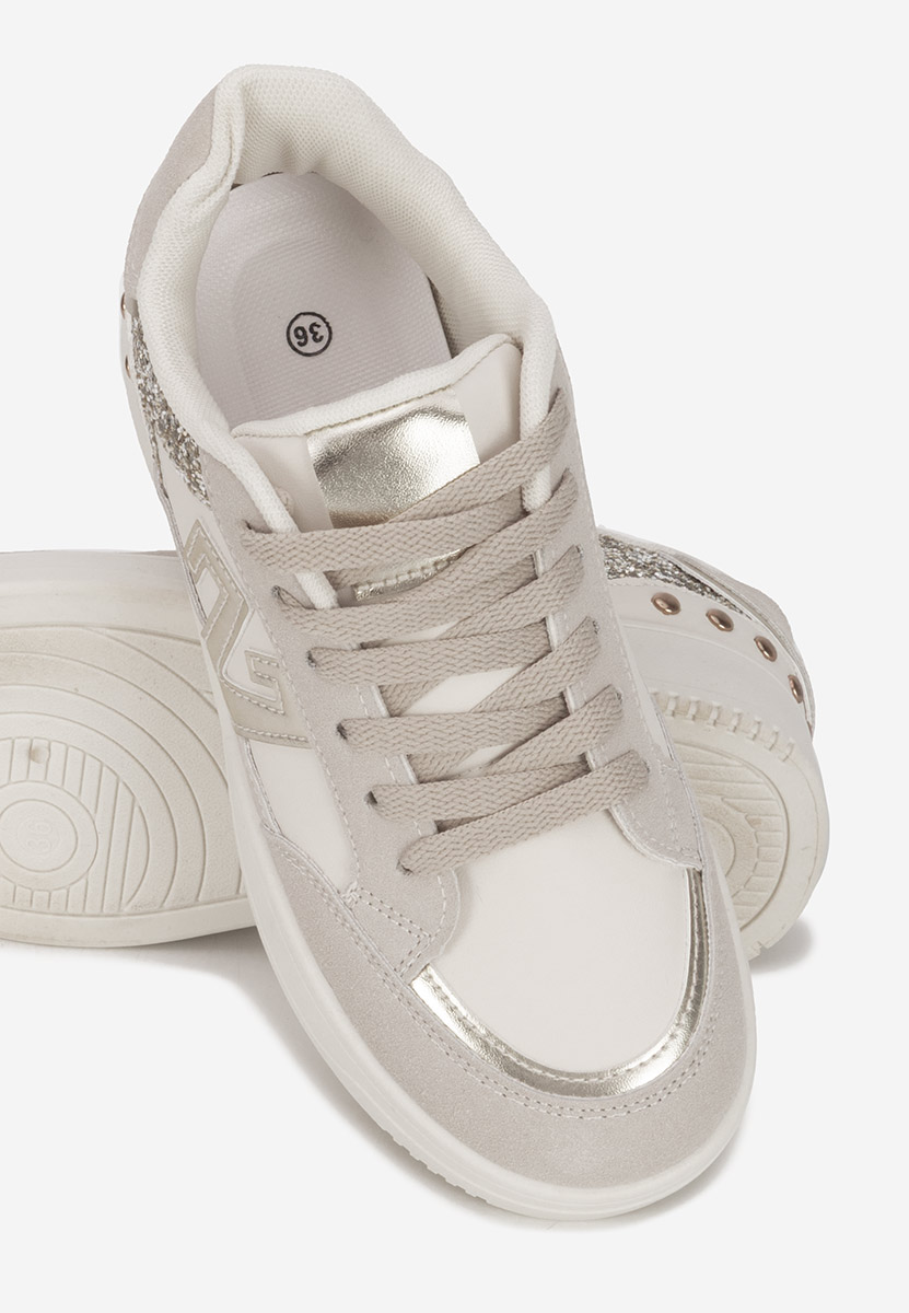 Beżowe sneakersy damskie Taunya