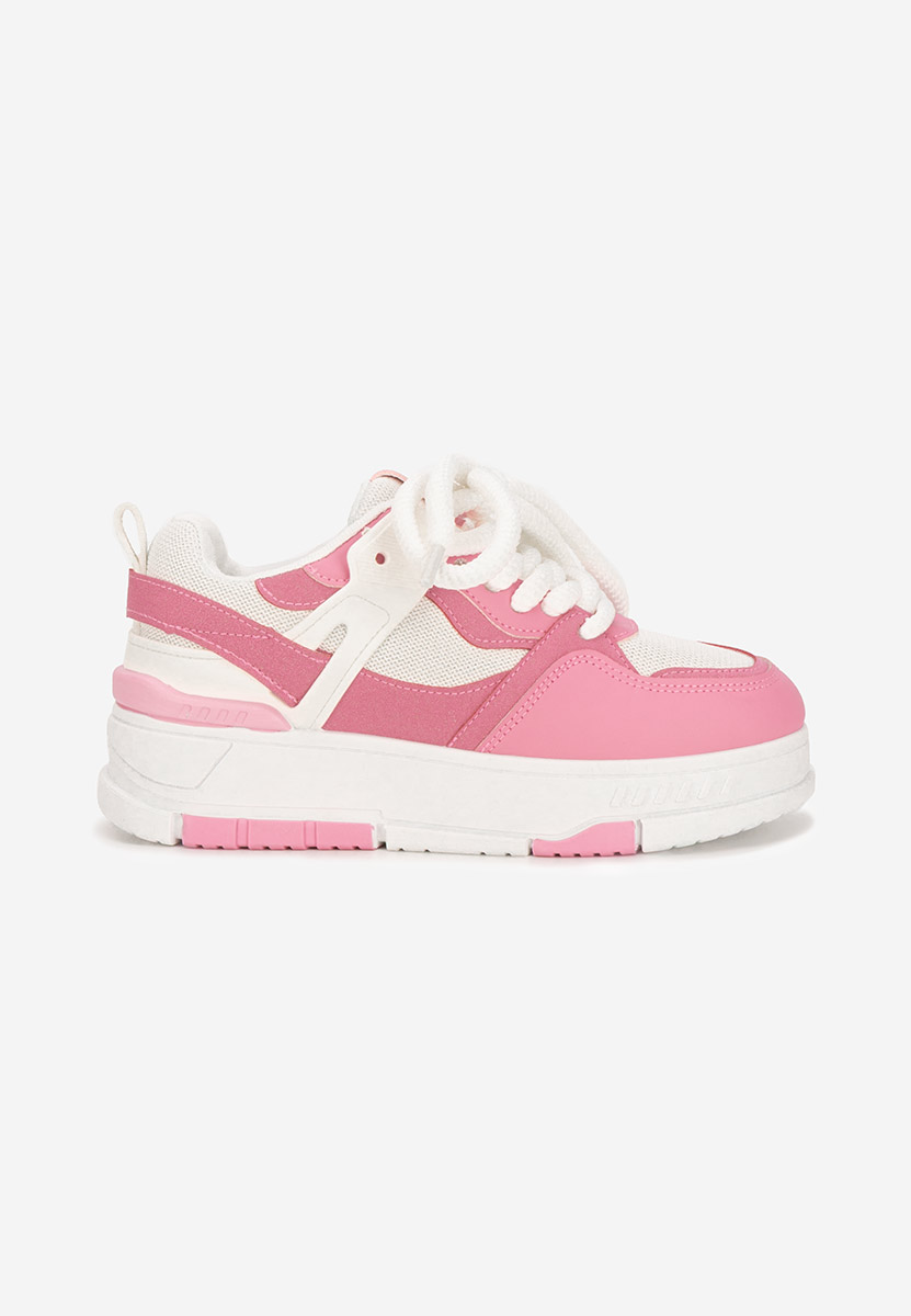Fuksjowe sneakersy na platformie Rosallia