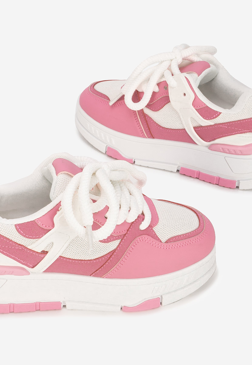 Fuksjowe sneakersy na platformie Rosallia