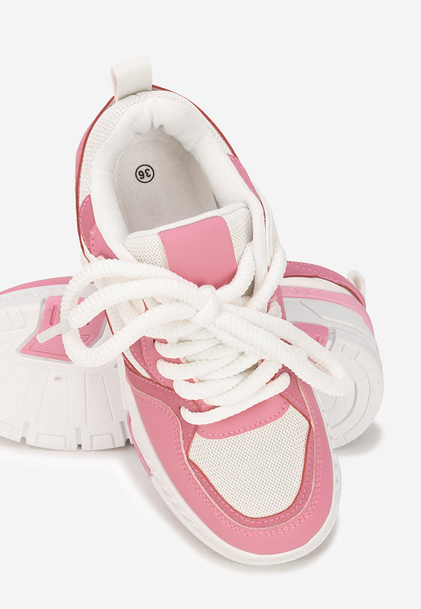 Fuksjowe sneakersy na platformie Rosallia