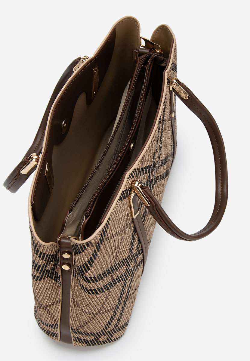 Brązowe torebka do ręki Ollia