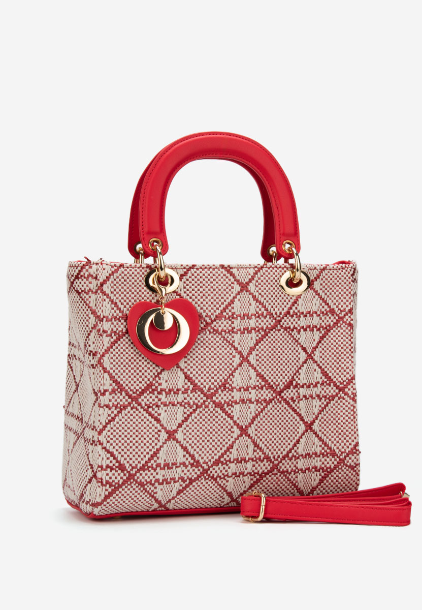 Czerwone torebka do ręki Nanaria