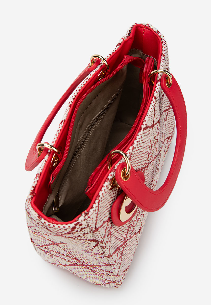 Czerwone torebka do ręki Nanaria