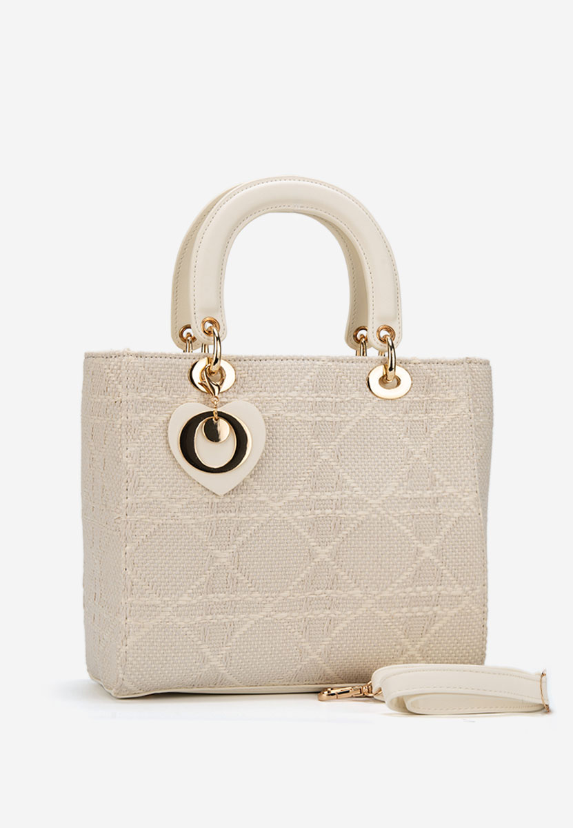 Białe torebka do ręki Nanaria