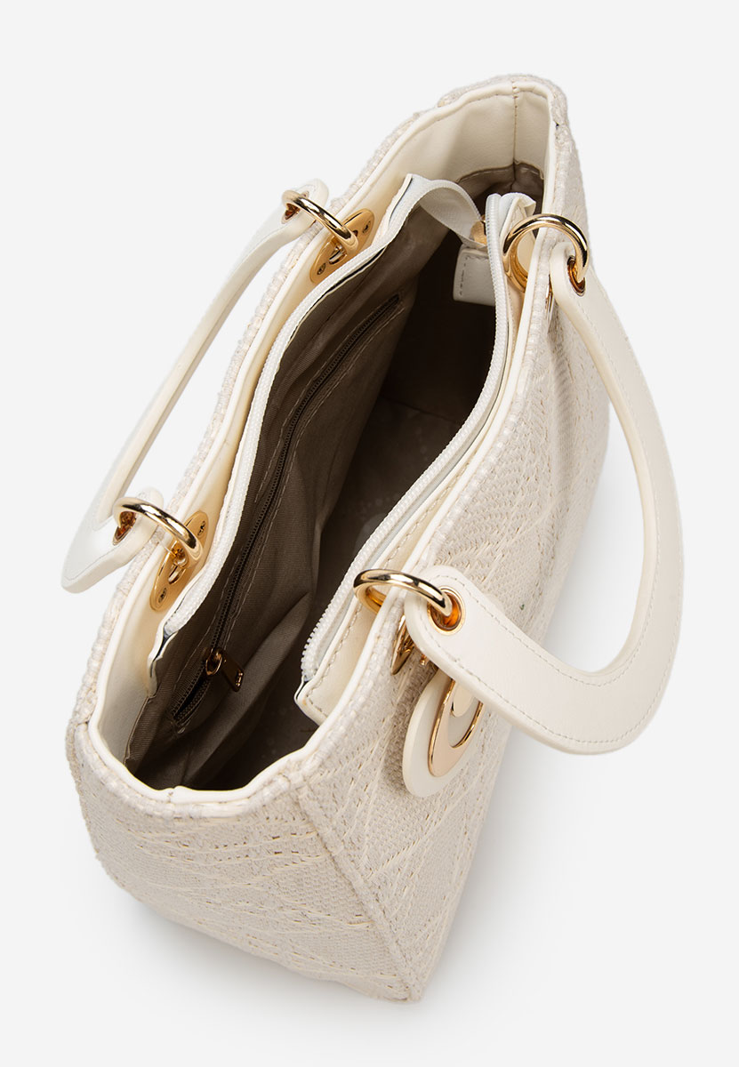 Białe torebka do ręki Nanaria