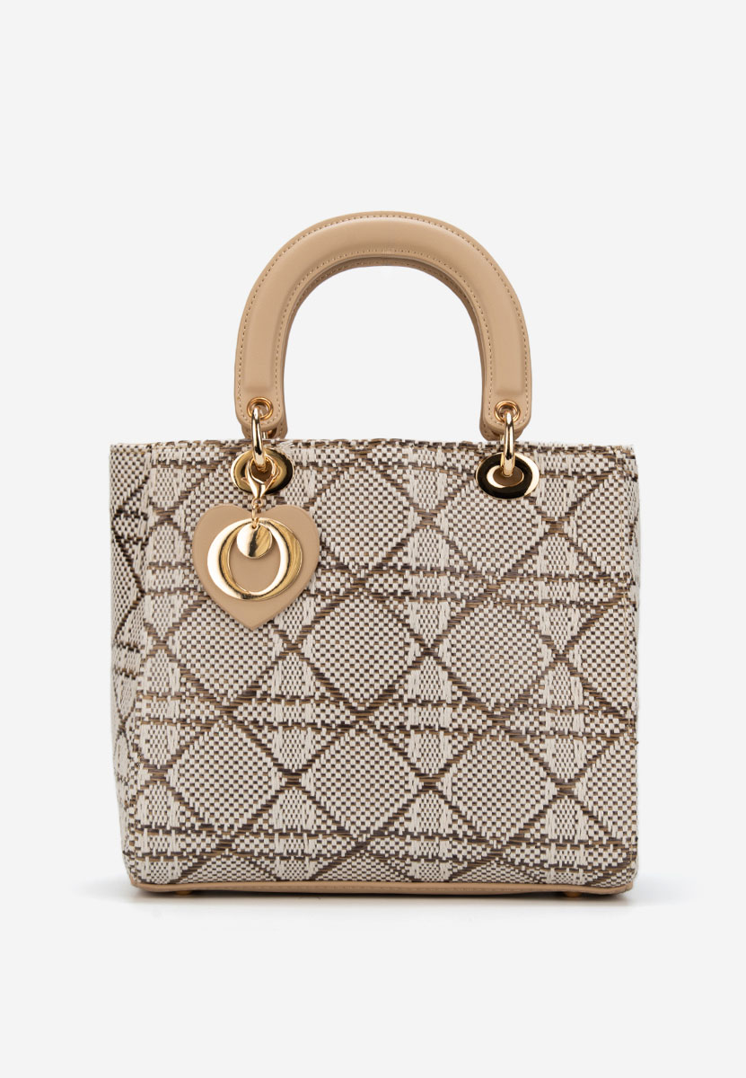 Beżowe torebka do ręki Nanaria