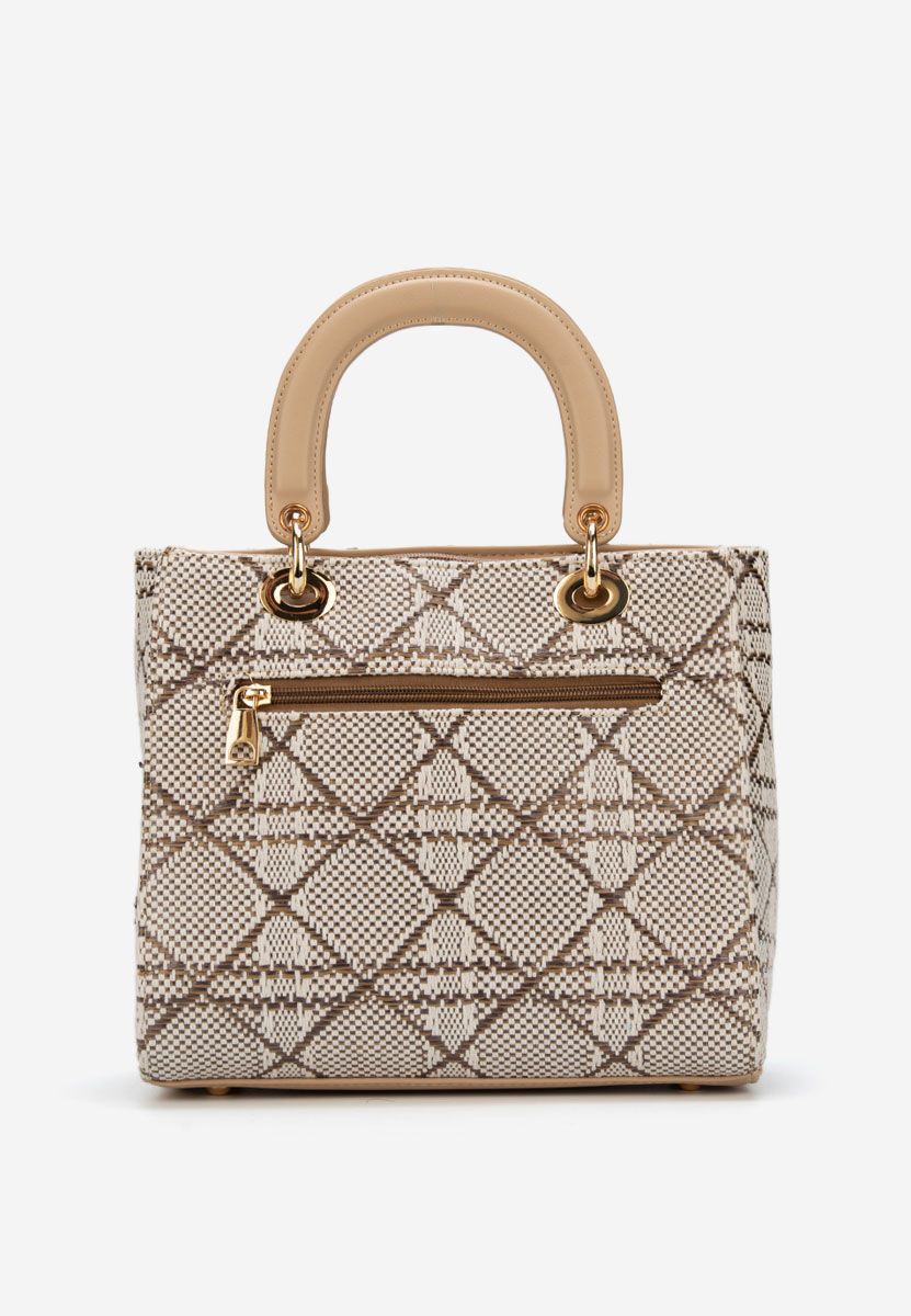 Beżowe torebka do ręki Nanaria