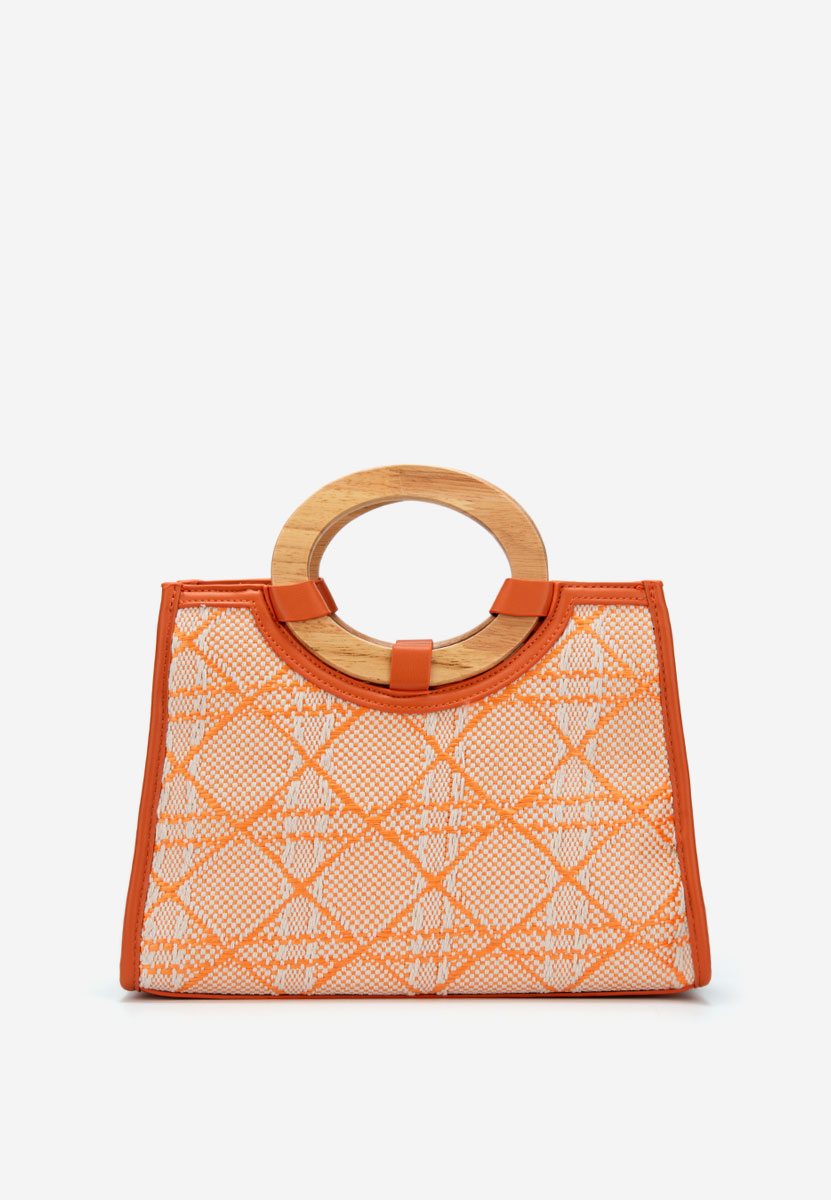 Pomarańczowe torebka do ręki Margaretta