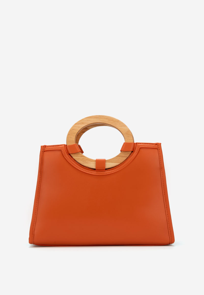 Pomarańczowe torebka do ręki Margaretta