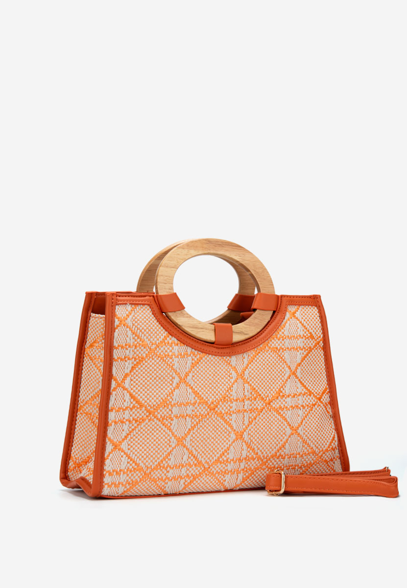 Pomarańczowe torebka do ręki Margaretta