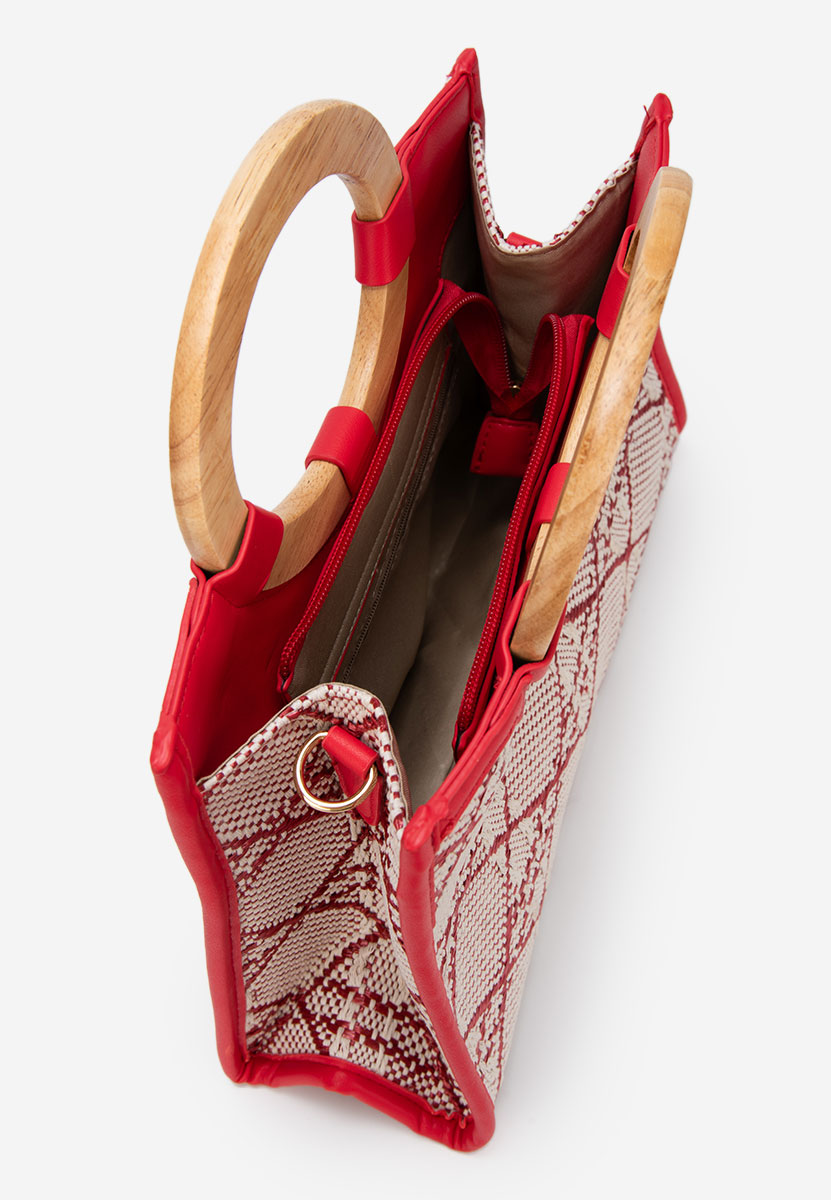 Czerwone torebka do ręki Margaretta