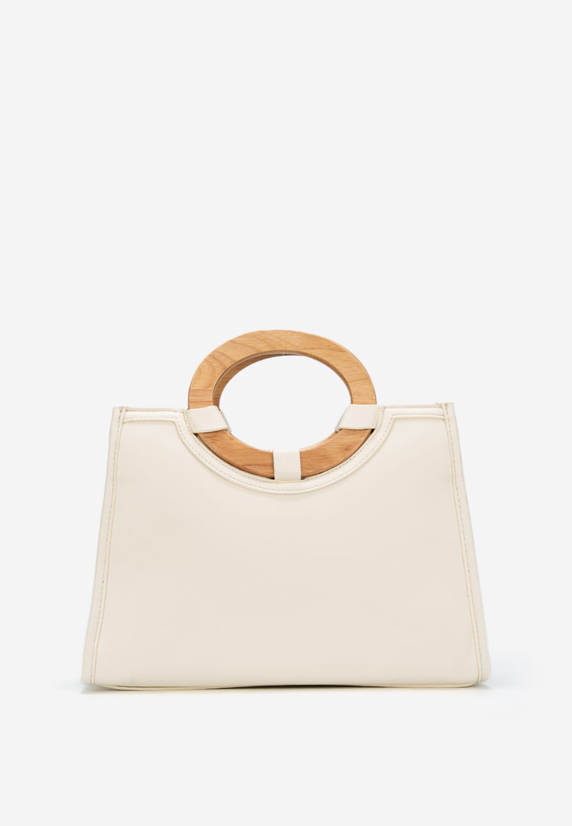 Białe torebka do ręki Margaretta