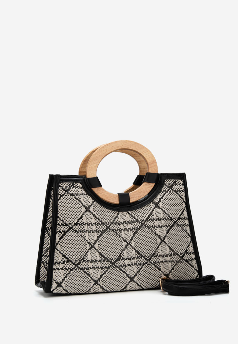 Czarna torebka do ręki Margaretta