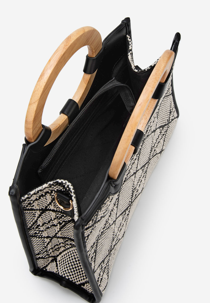 Czarna torebka do ręki Margaretta