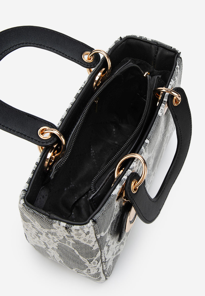 Czarna torebka do ręki Rofelia