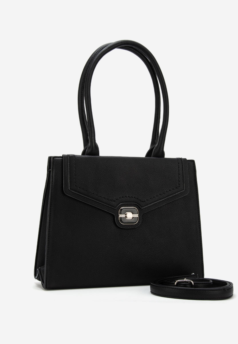 Czarna torebka do ręki Ozania