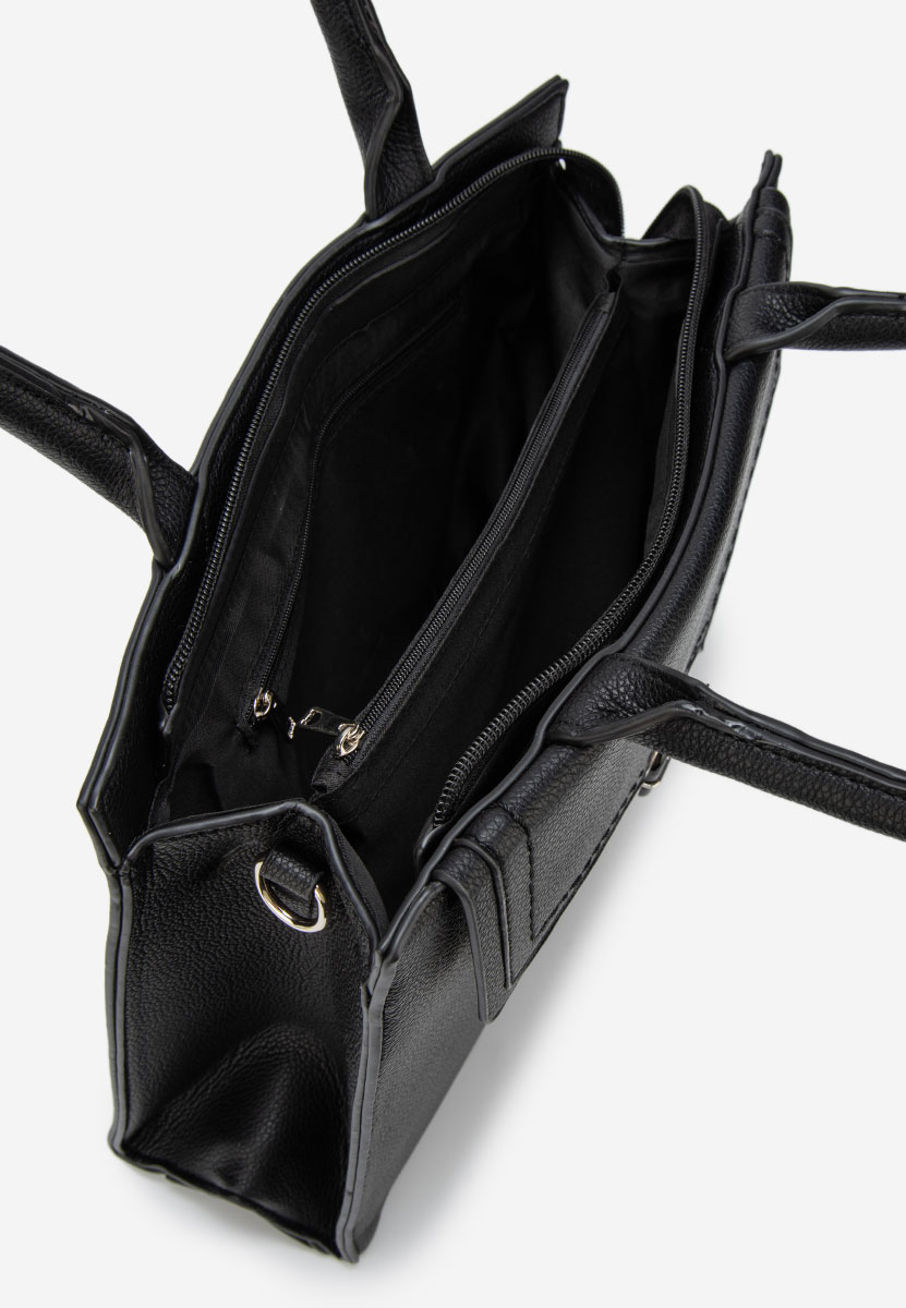 Czarna torebka do ręki Ozania