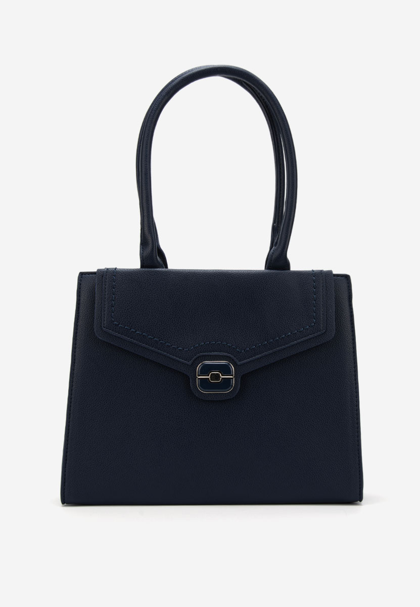 Granatowe torebka do ręki Ozania