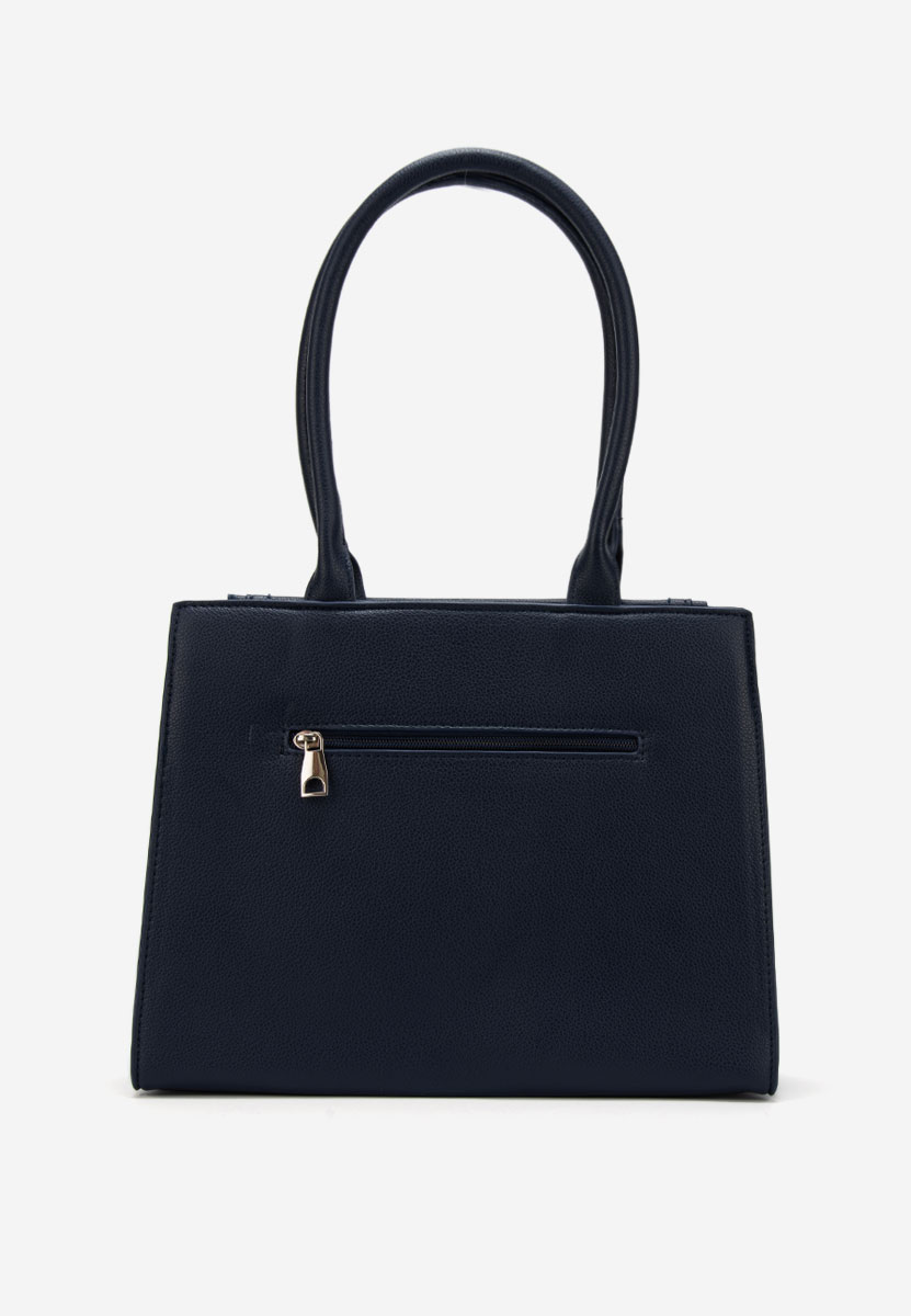 Granatowe torebka do ręki Ozania