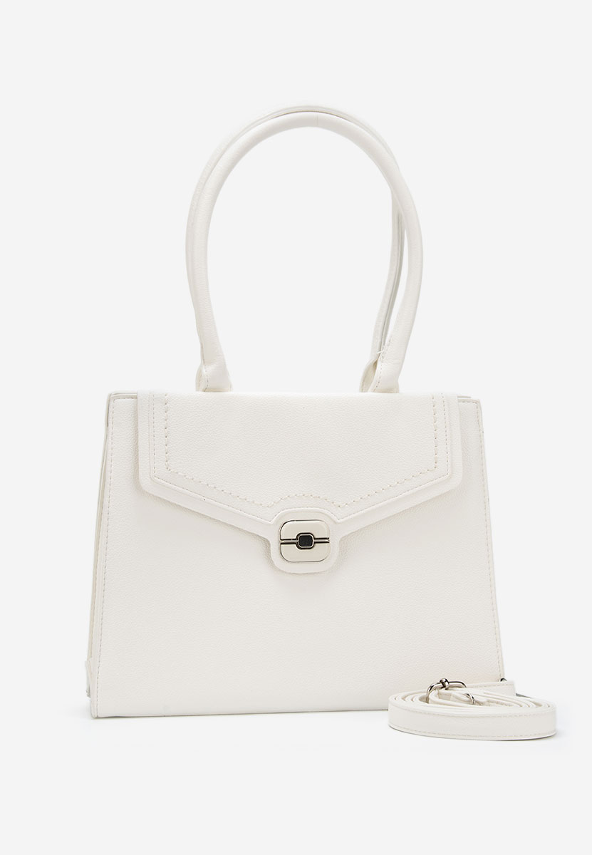 Białe torebka do ręki Ozania