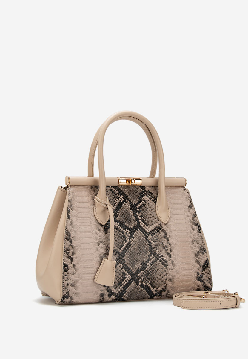 Beżowe torebka do biura Ozamia V2