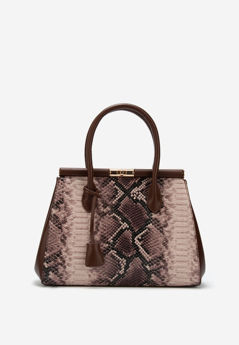 Brązowe torebka do biura Ozamia