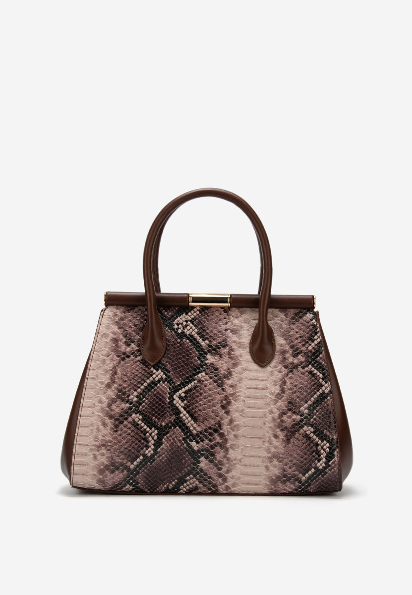 Brązowe torebka do biura Ozamia