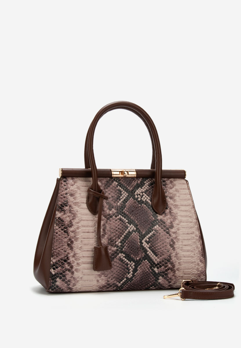 Brązowe torebka do biura Ozamia