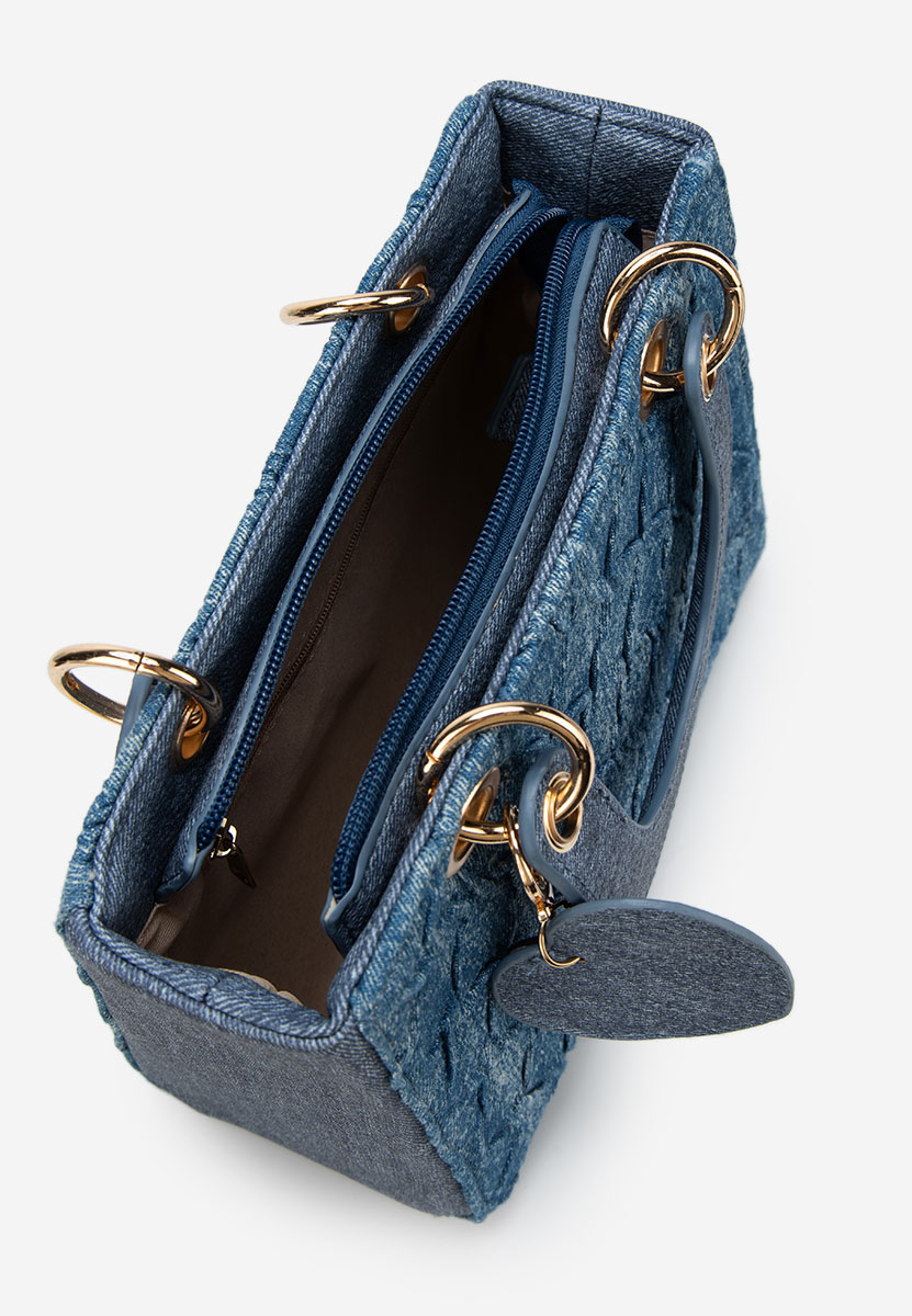 Granatowe torebka do ręki Mauricia