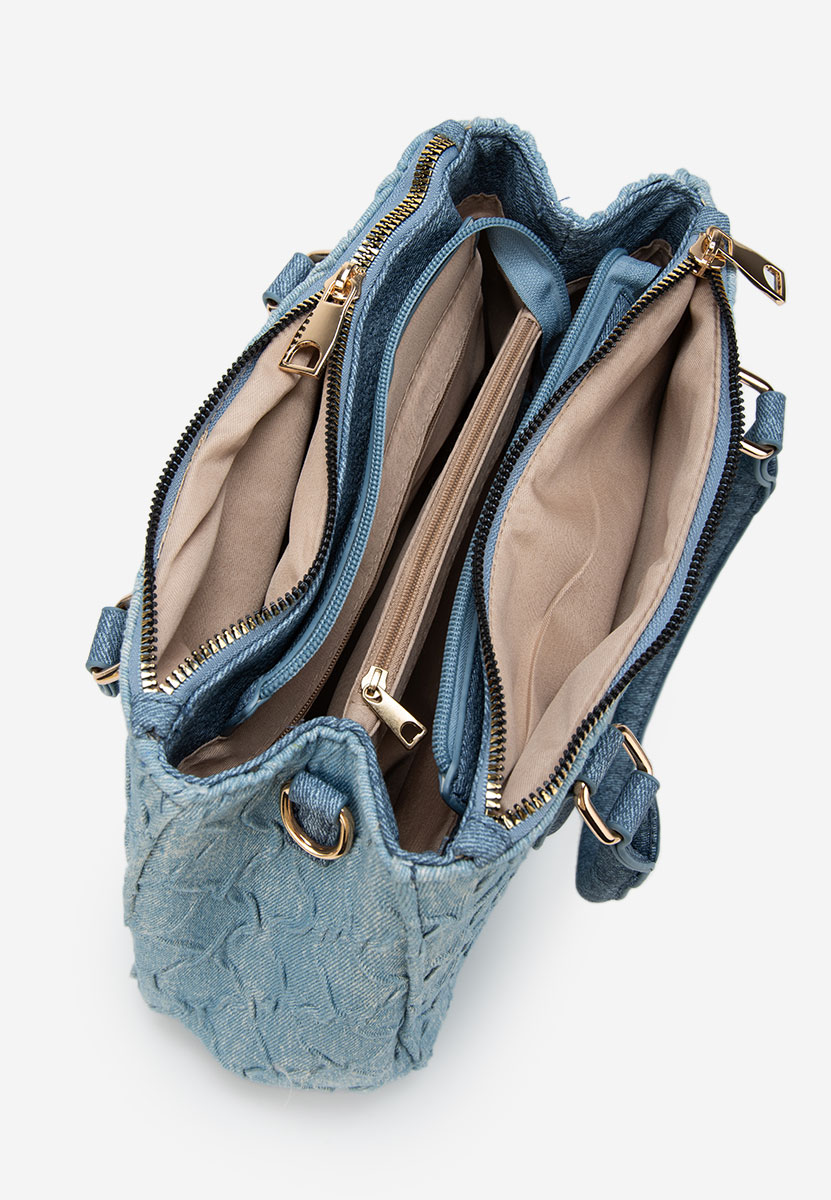 Granatowe torebka do ręki Karlasia